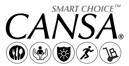 Cansa logo with icons