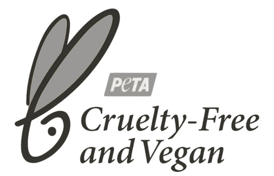 PETA logo indicating cruelty-free and vegan status