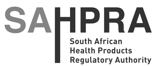 Logo of SAHPRA (South African Health Products Regulatory Authority) 